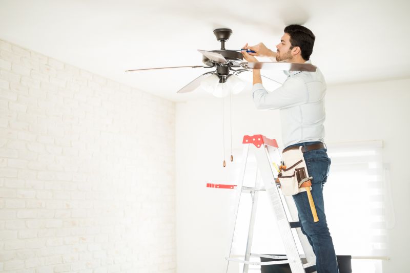 Handyman Installing Fixtures