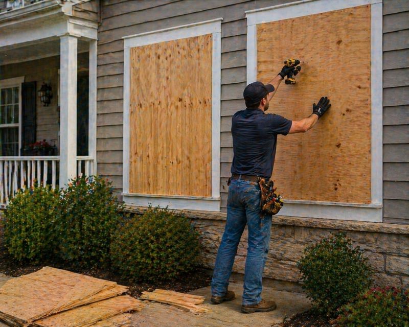 Board Up Service project example